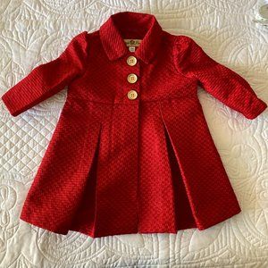 PURPLE ROSE Coat, Red Sparkle,‎ Size: 6/9 mos.